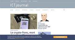 Desktop Screenshot of ictjournal.ch