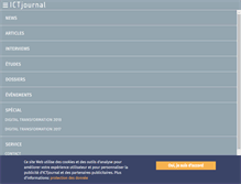 Tablet Screenshot of ictjournal.ch